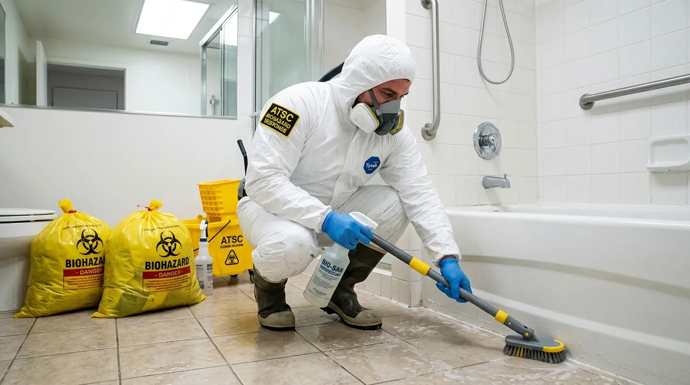 Decontamination equipment deployed for Blood Cleanup in West Mount Airy